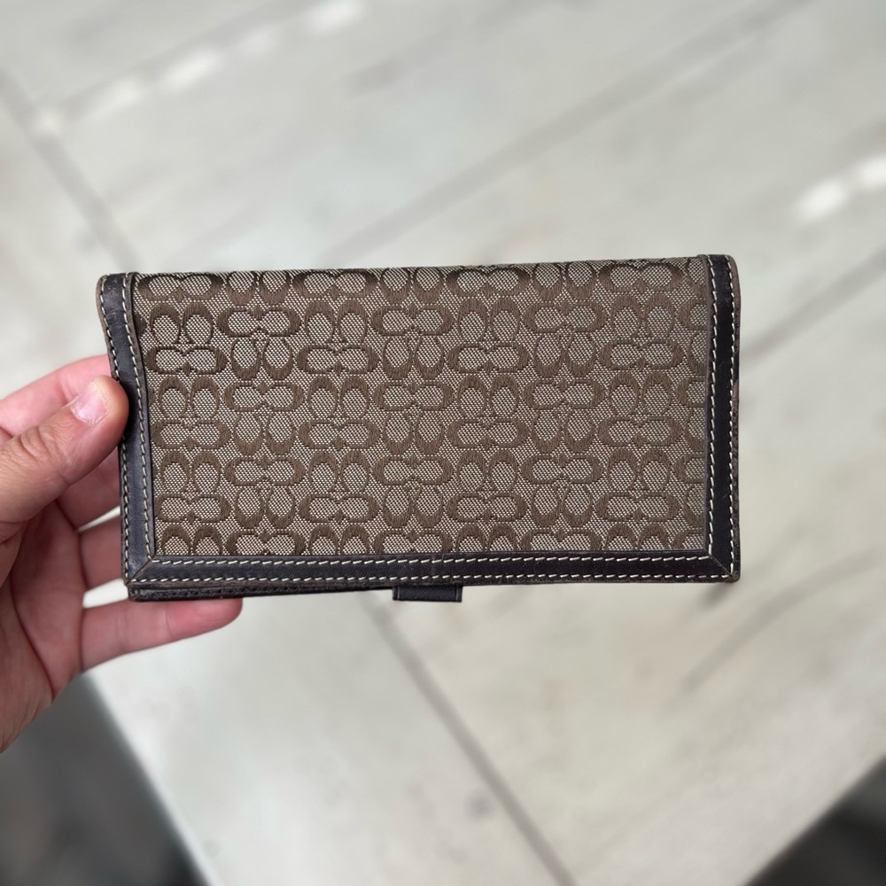 Coach Checkbook Holder